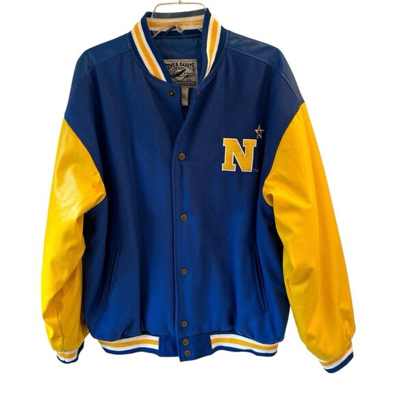Steve & Barry's Men's Vintage Naval Academy Varsity Jacket Size Large - Picture 2 of 7
